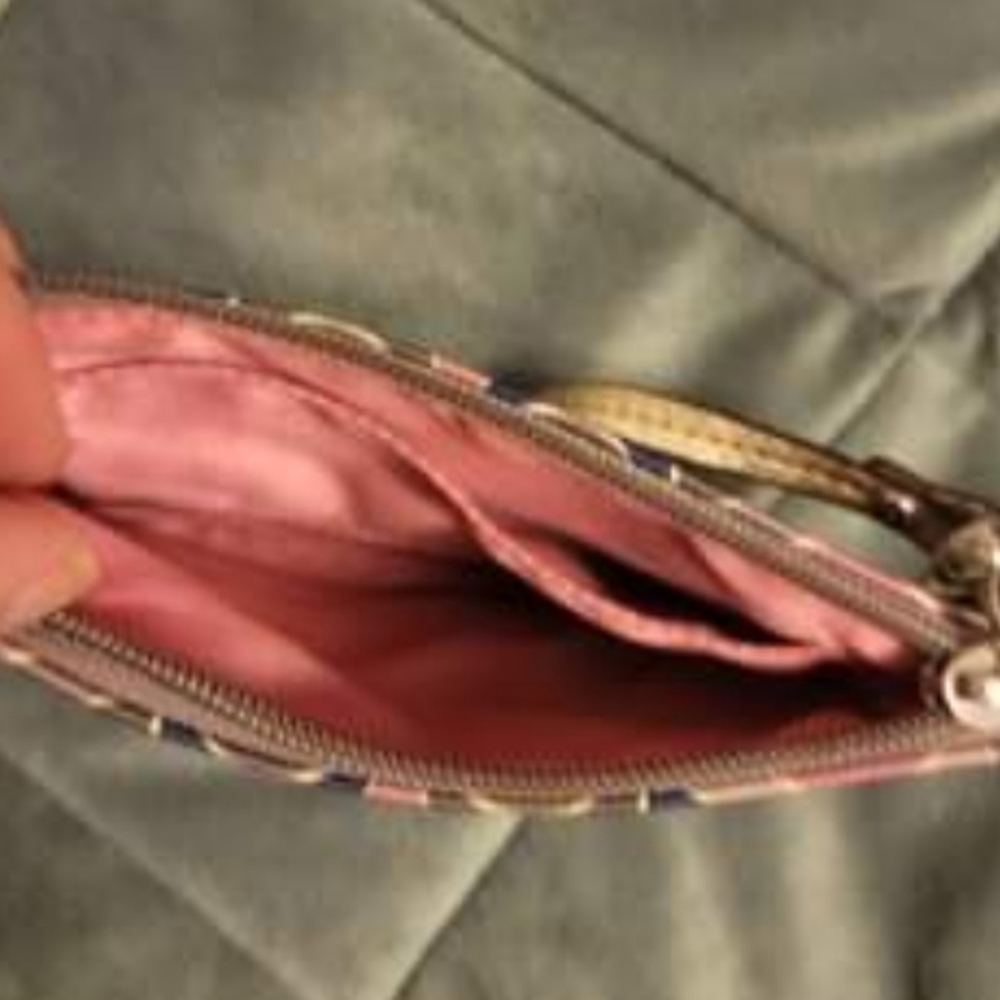 Coach Small Multi-Color Wristlet - image 2